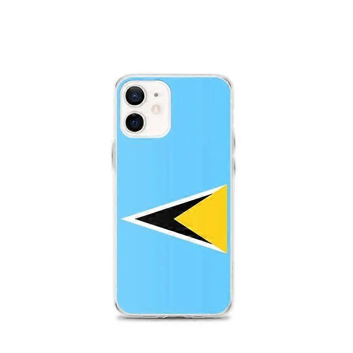 Saint Lucia Flag Phone Case - iPhone 12 mini