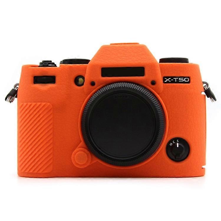 Compatible For Fujifilm X-T50 Camera Case Anti-Scratch Textured Silicone Protective Cover