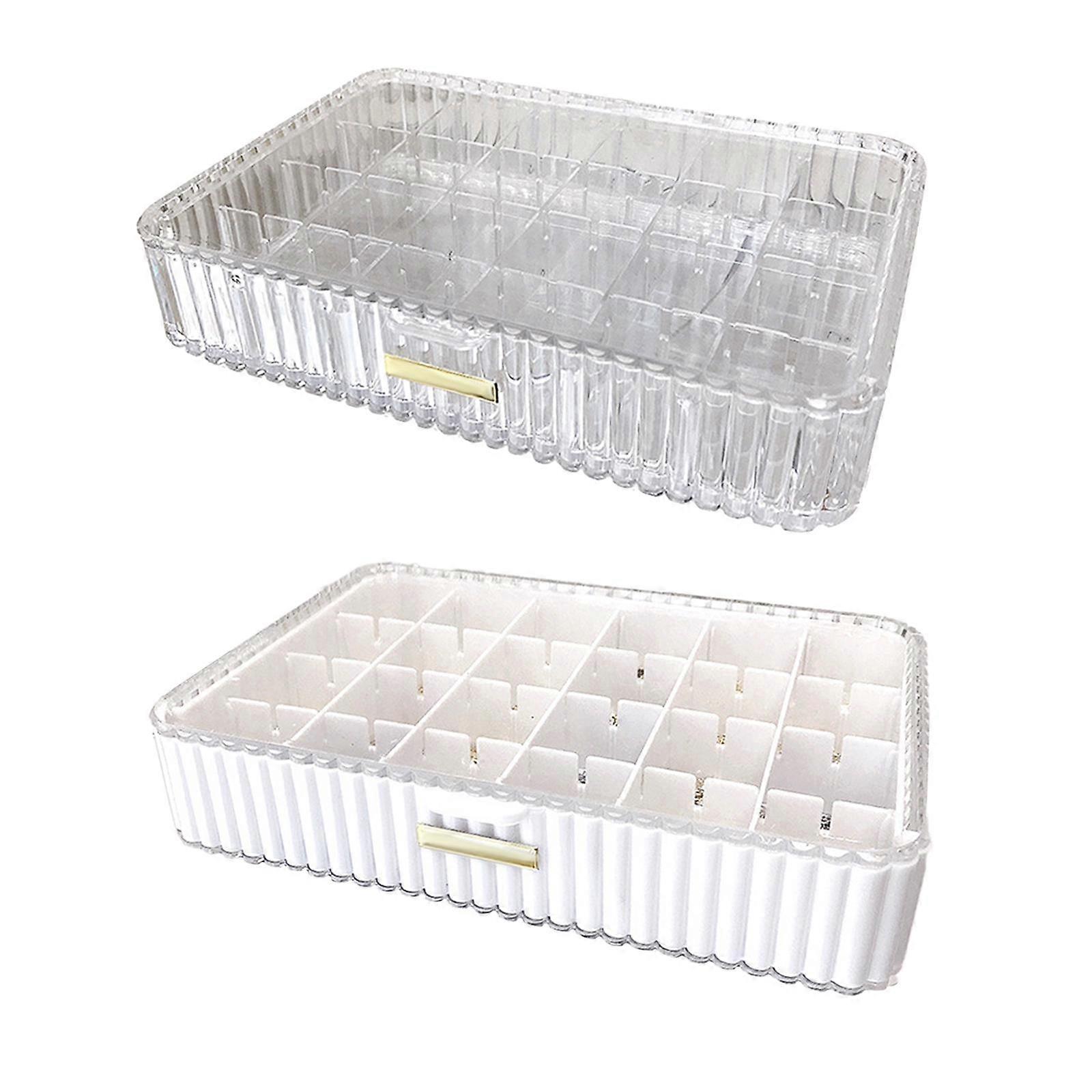 Drawer Storage Box Cosmetic Organizer Desk for Table