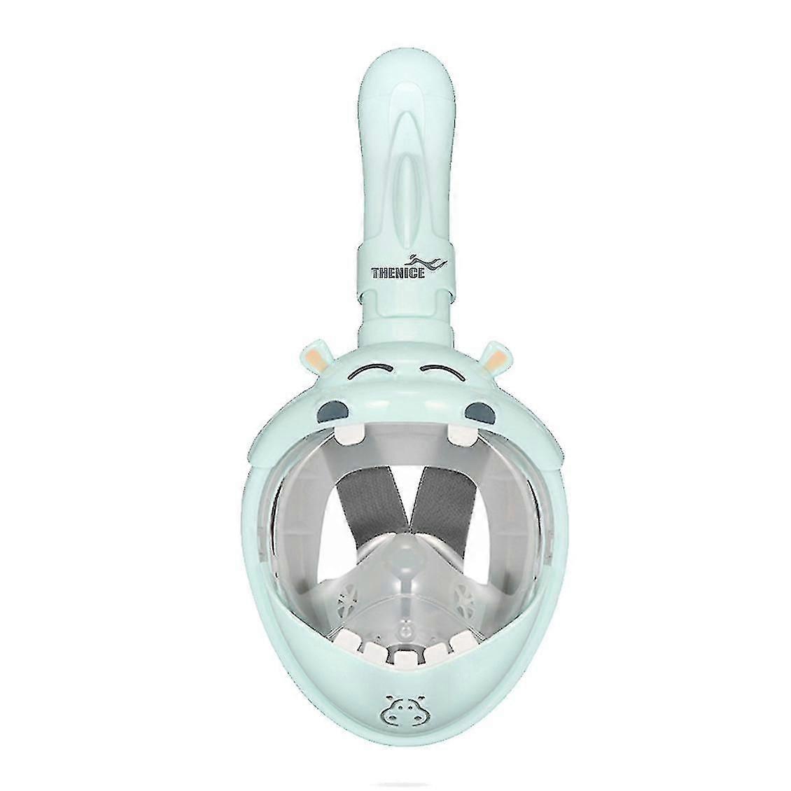 Cartoon Diving Mask Full Face For Child Snorkeling Mask For Kids Boy Girls Underwater Anti Fog Swimm