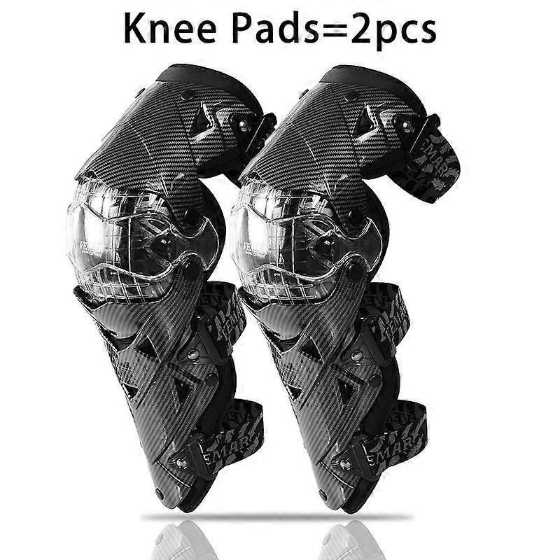 Carbon Fiber Hard Shell Knee Pads Motorcycle Kneepad Elbow Guard Protector Off Road Motocross Racing Knee Pads Anti-drop