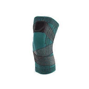 Brand New Knitted Nylon Knee Pads for Men & Women, Sports & Pain Relief - Green
