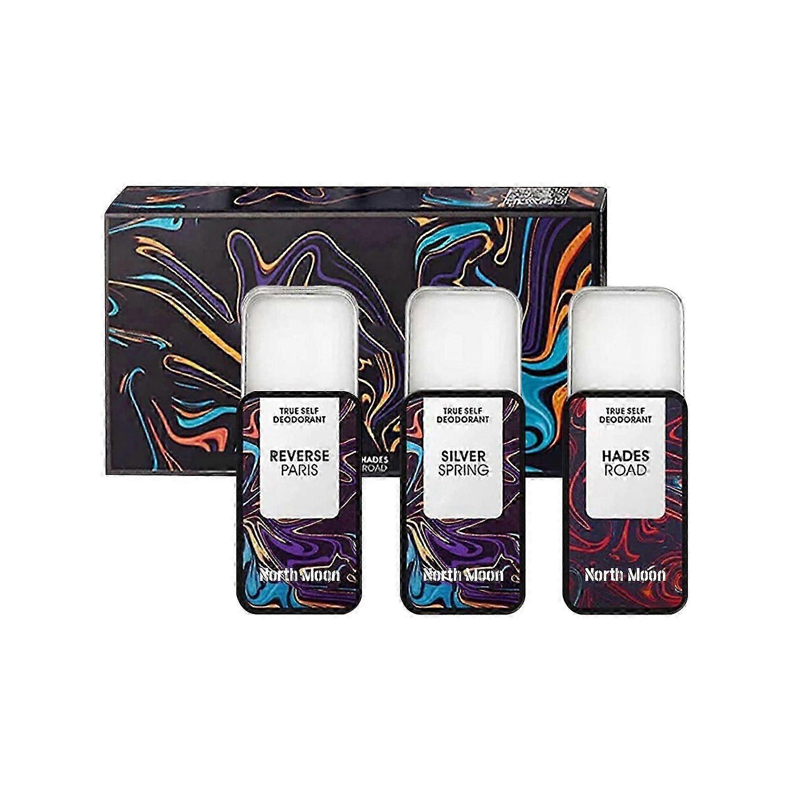 Hommelure Feromone Solid Perfume Set 3Pcs,Portable Perfume Long Lasting Unisex