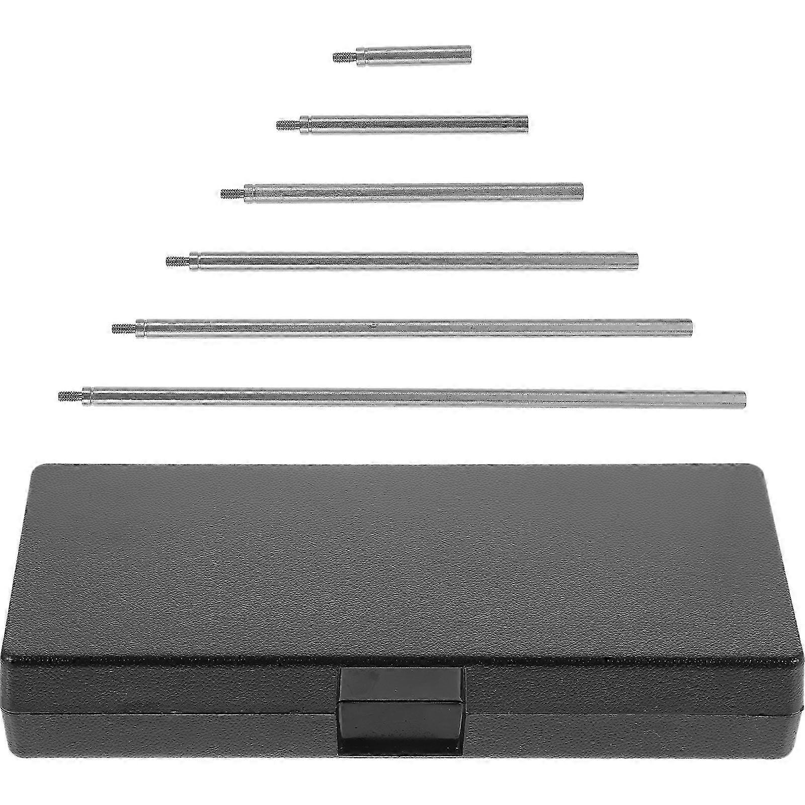 1 Set Silver Dial Indicator Extension Stems 15.8x0.4x0.4cm