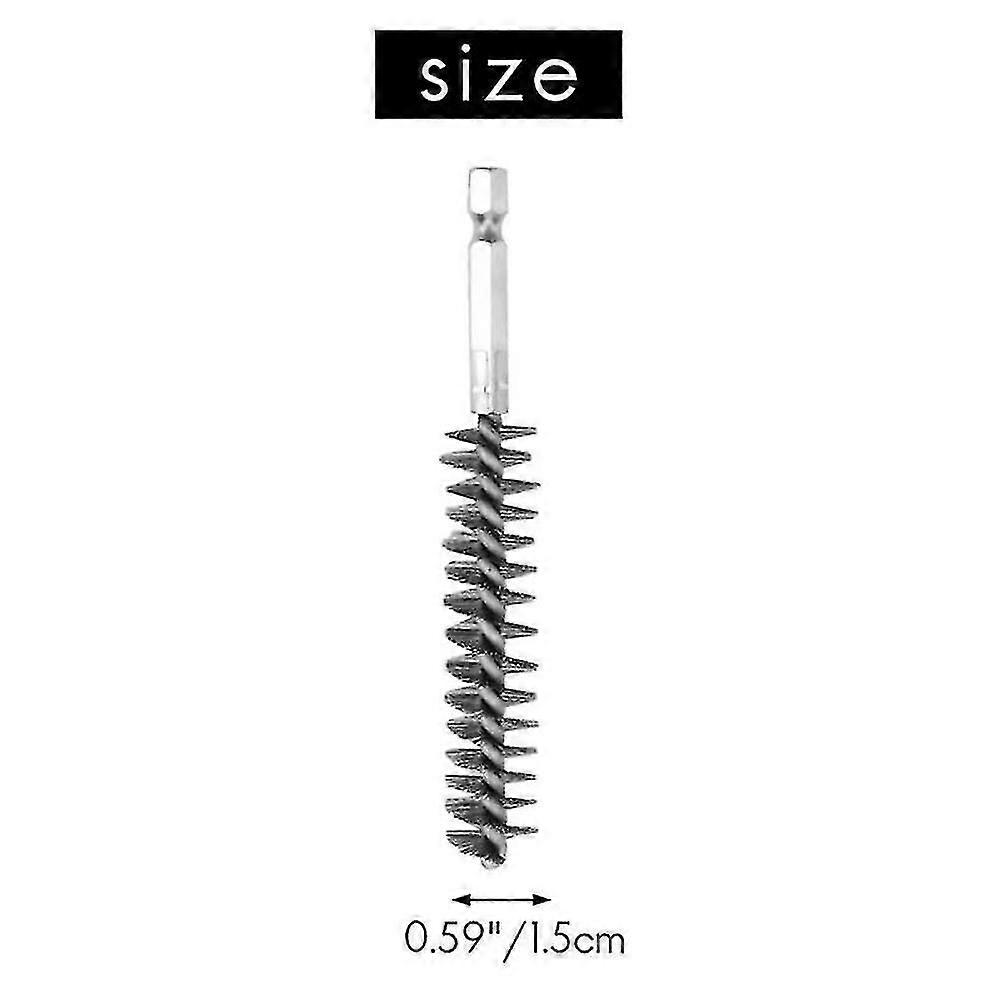Bore Brush Compatible Power Drill Cleaning Wire Brush With Hex Shank Handle