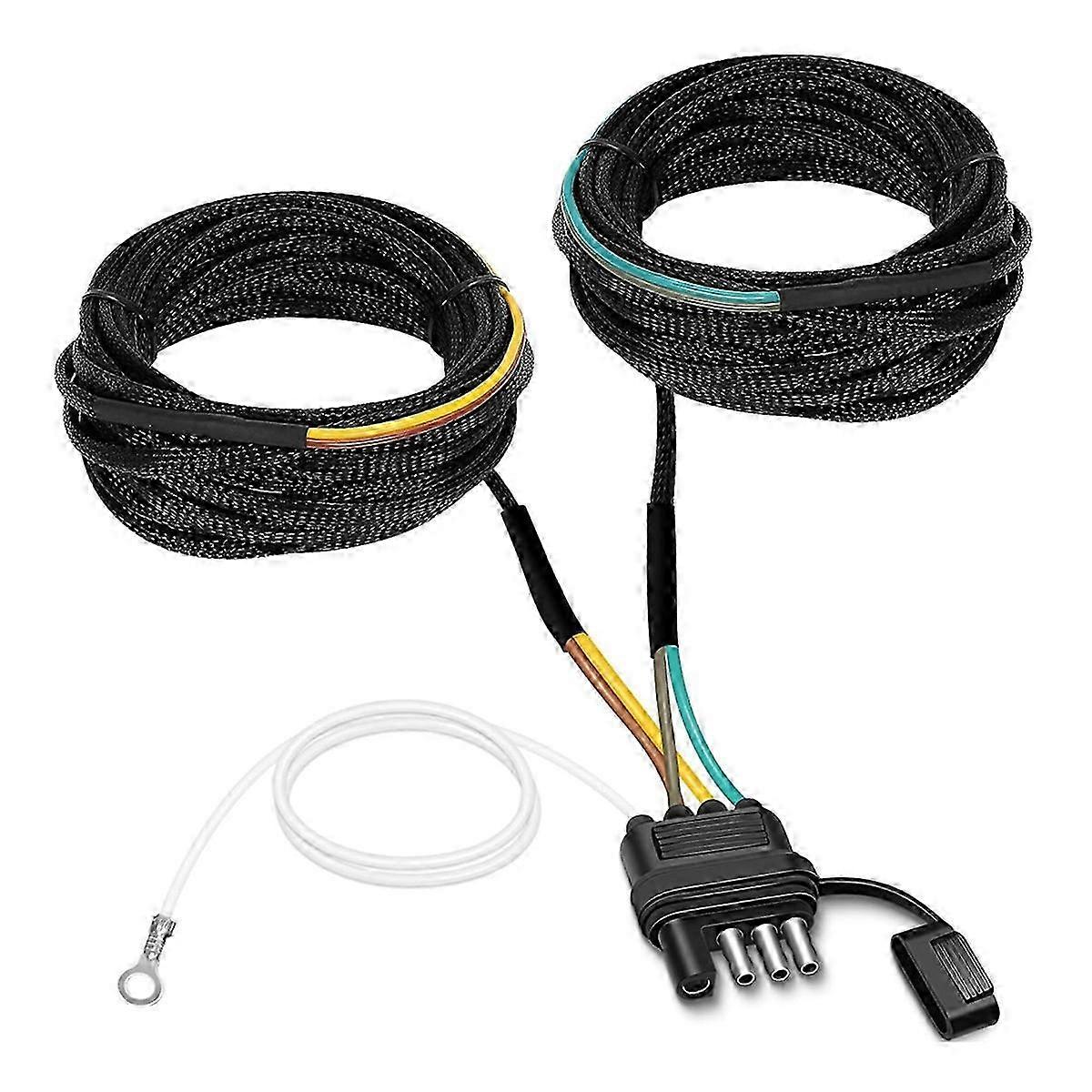 22FT 4 Pin 5 Wire Trailer Wiring Harness,Trailer Light Kit