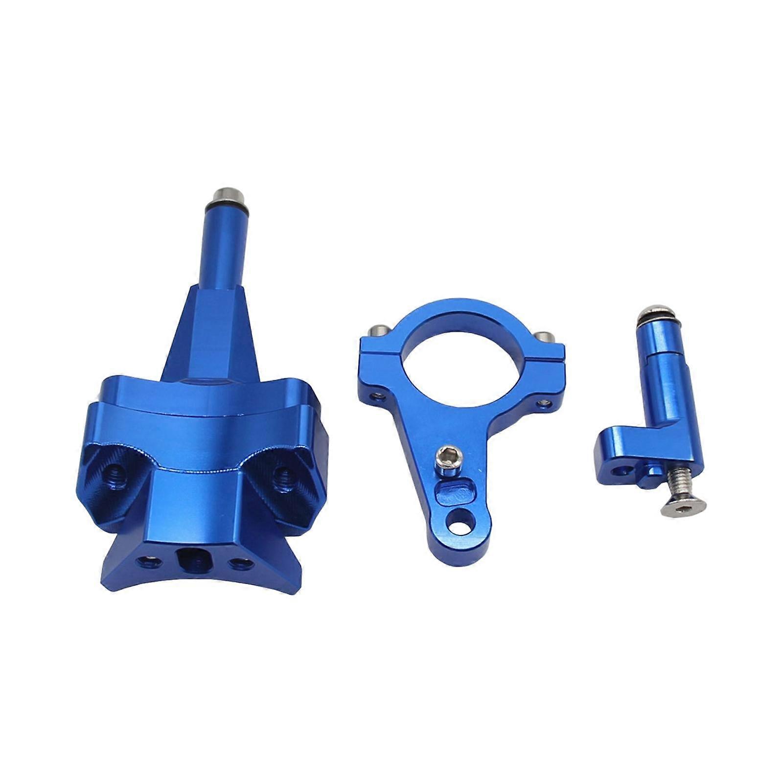 Steering Damper Bracket Set Rustproof for Kawasaki Z400 ZX-4R 2018-2019 black