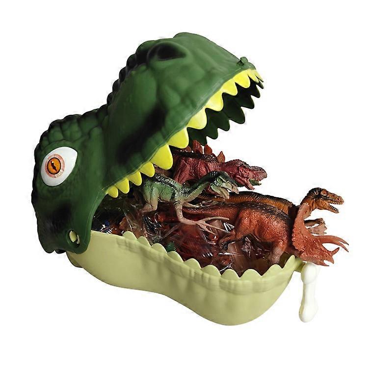 45-Piece Dinosaur Model Toy Set with Dinosaur Head Storage Box