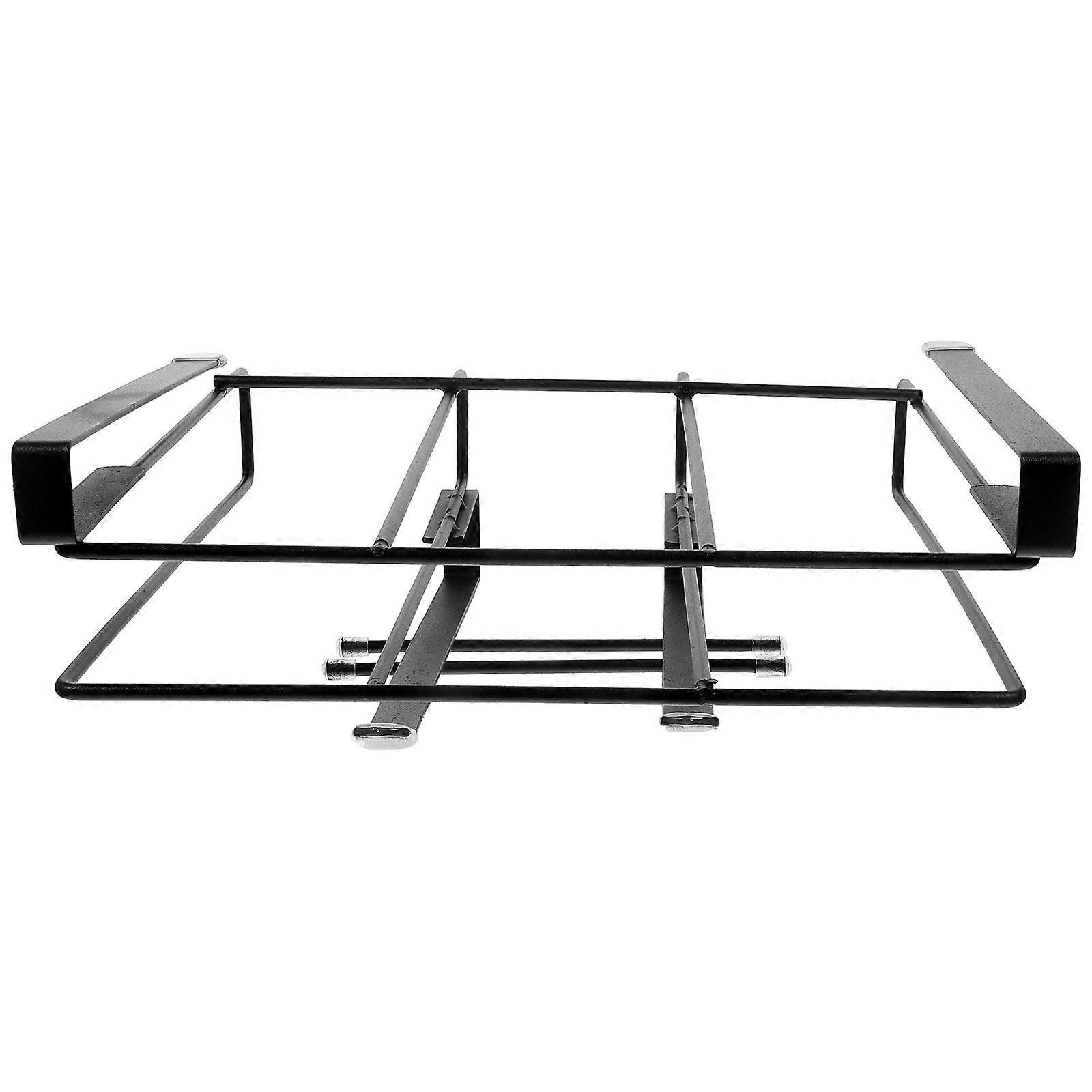 Stainless Steel Metal Cutting Board Holder Rack for Under Cabinet Storage – Multi Use Kitchen Shelf Organizer for Chopping Boards, Pans, and Mugs –