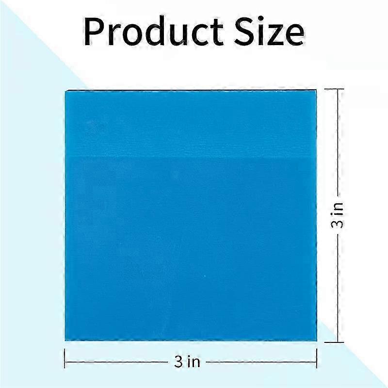 600 Sheets Transparent Sticky Notes,12Pad Clear Sticky Notes 3 X 3 Inches for Annotating Books, Wat