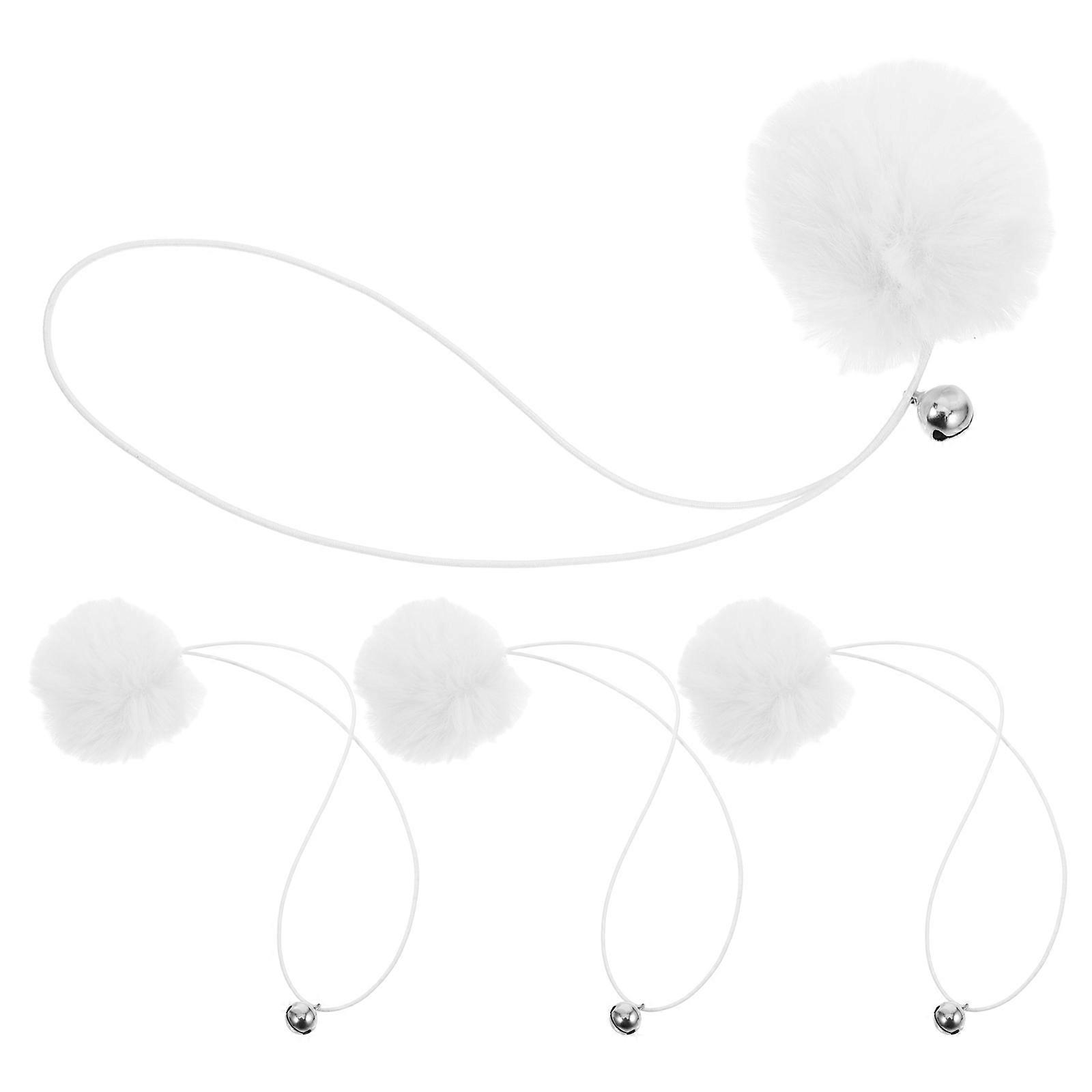 4pcs Replaceable Cat Balls with Bell for Cat Trees & Scratching Posts – Lightweight, Durable, Interactive Fun for Exercise and Entertainment