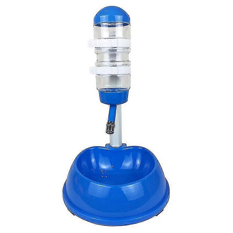 Automatisk hundvattendispenser med lyftbar skål, bärbar husdjursmatare för inomhusbruk utomhus, BPA-fri