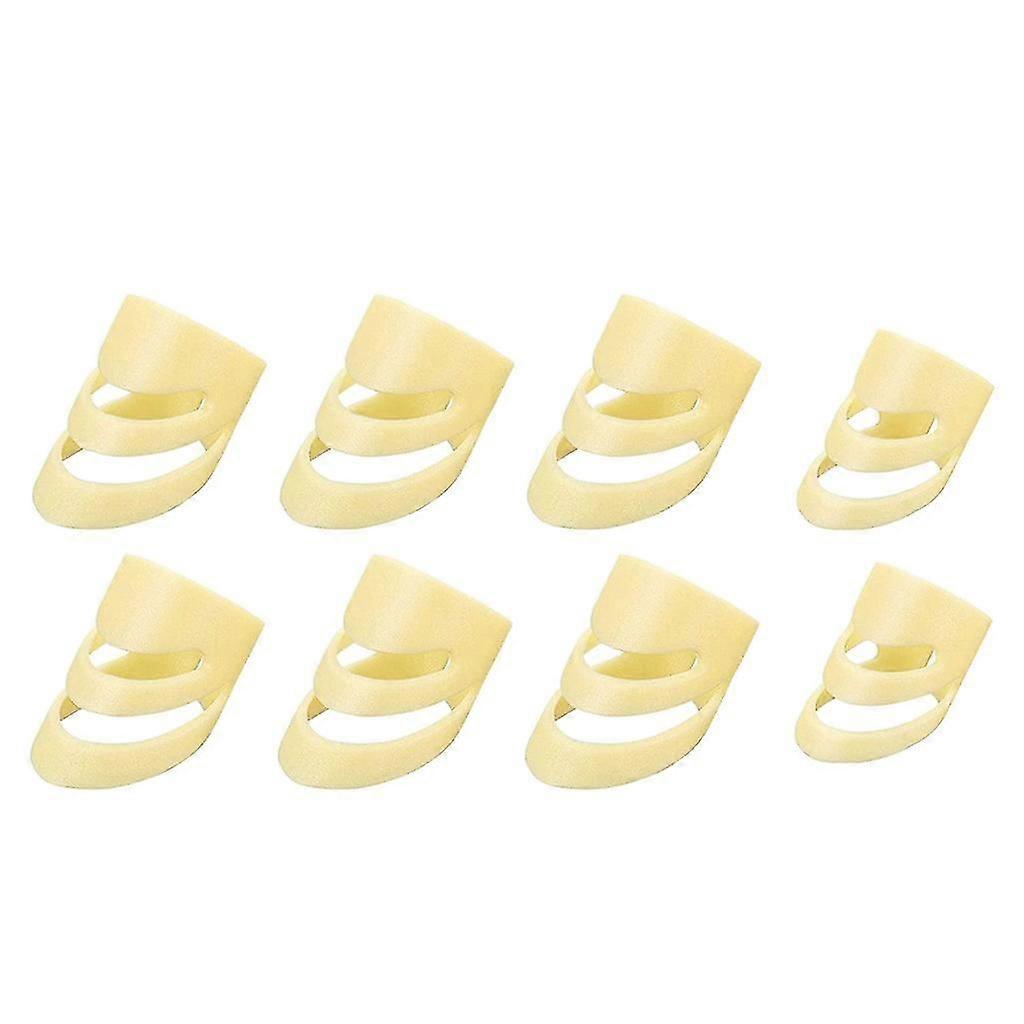 Alaska Guitar Picks - 8pcs Adjustable Finger Picks in Medium and Large Sizes