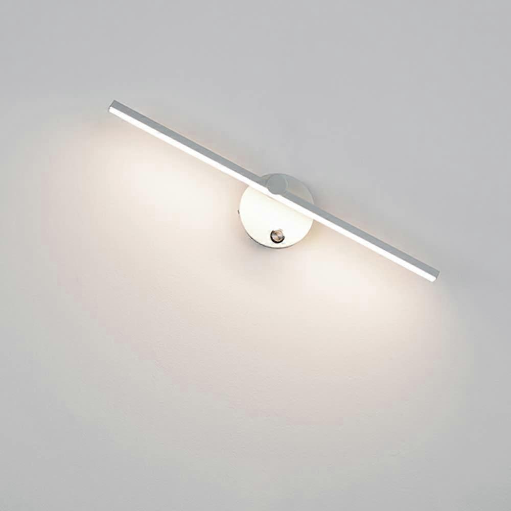 LED Mirror Front Lamp Adjustable Linear Bathroom Light 8W Vanity Wall Light Over Mirror Cabinet White 3000K