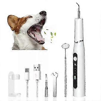 Household Dog Toothbrush Ultrasonic Portable Dog Toothbrushs Electric Bright White Teeth Professionally Cleaner Pet Supplies