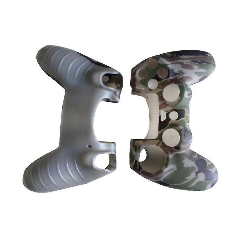 Silicone Case for Controller Thumb Grips Device Safety Gaming Camouflage Grey 18.00X12.00X3.00CM 1Set