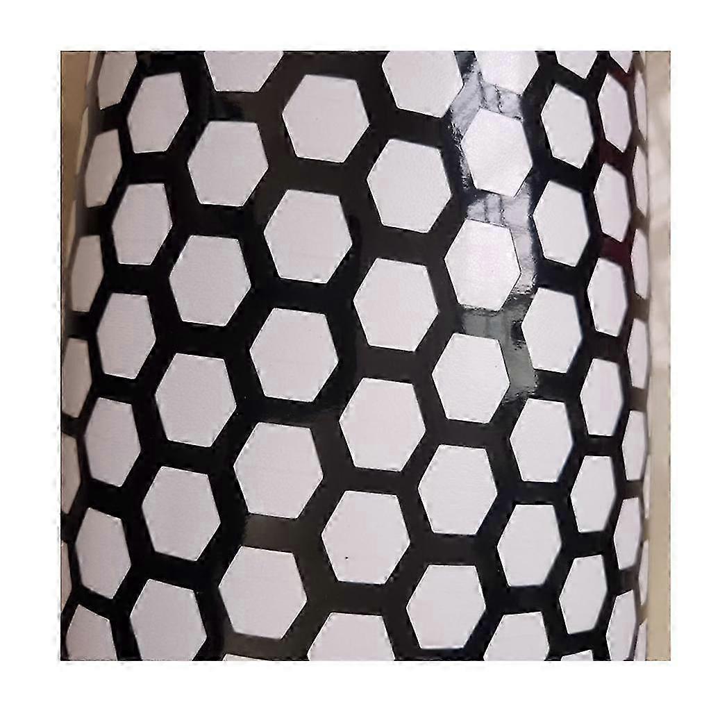 2025 Car Rear Tail Light Lamp Stickers Honeycomb Type Decal Carbon Fiber Black Stickers for Both Left and Right Sides