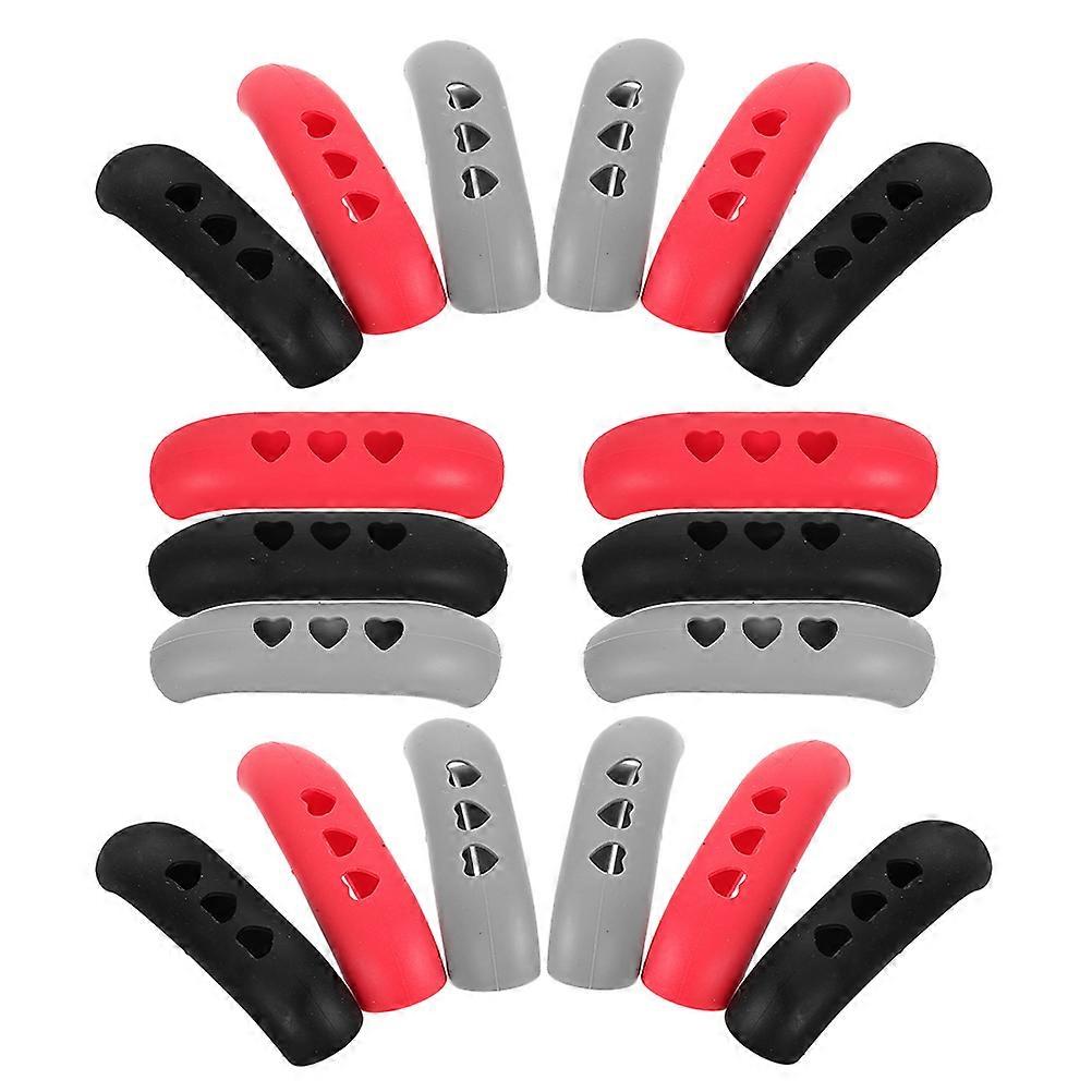 Protective Pot Handle Covers Heat Insulation For Kitchen Use Home Users Cookers 18Pcs