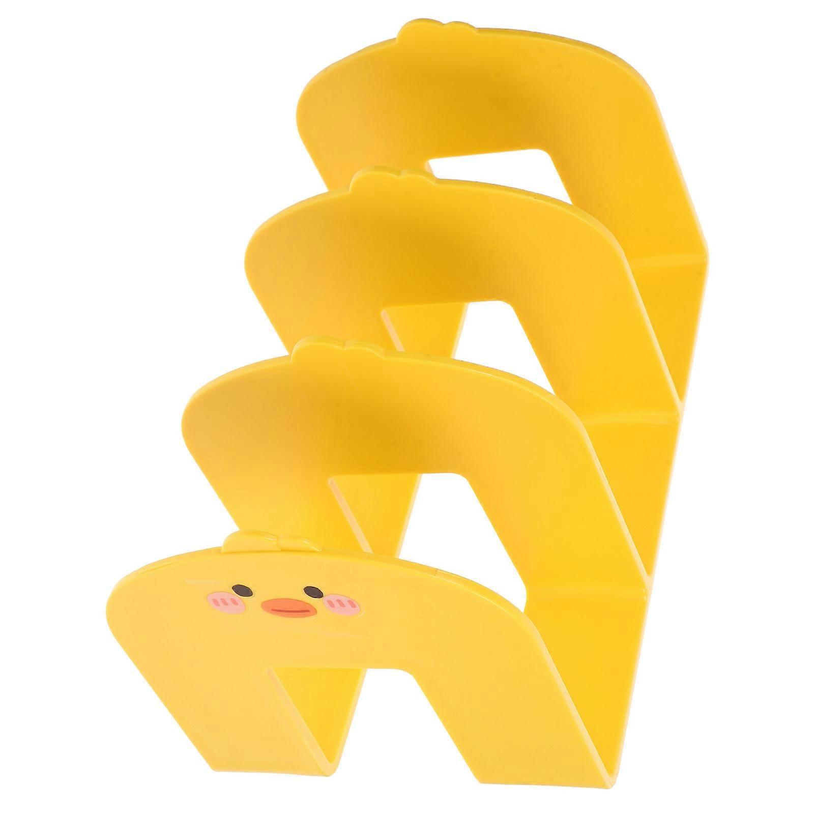 Desk Plastic Book Stands Bookend File Organizer Study Area Professionals Material 1Set