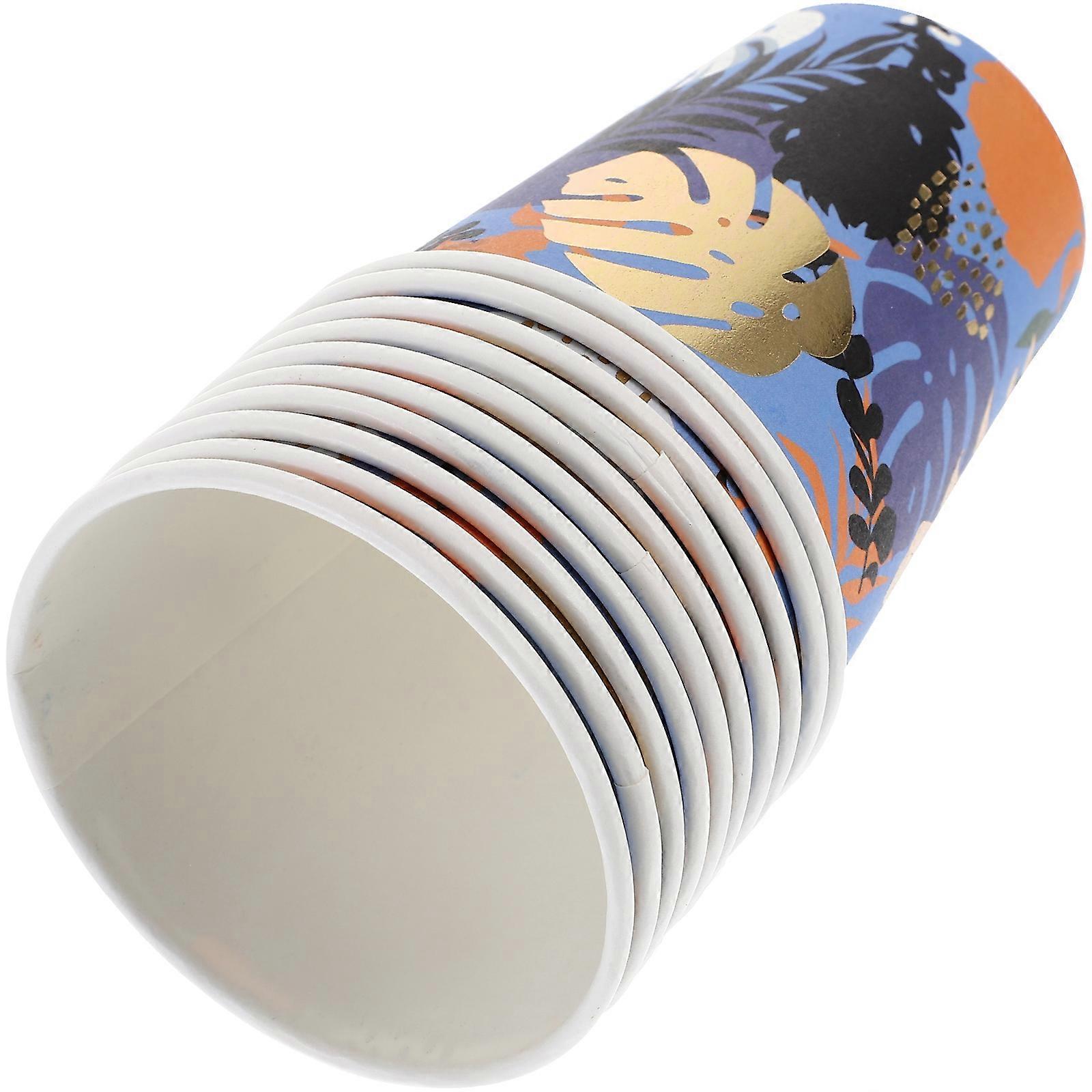 Paper Cups 10Pcs Multi Color Practical Disposable Water Cups for Party