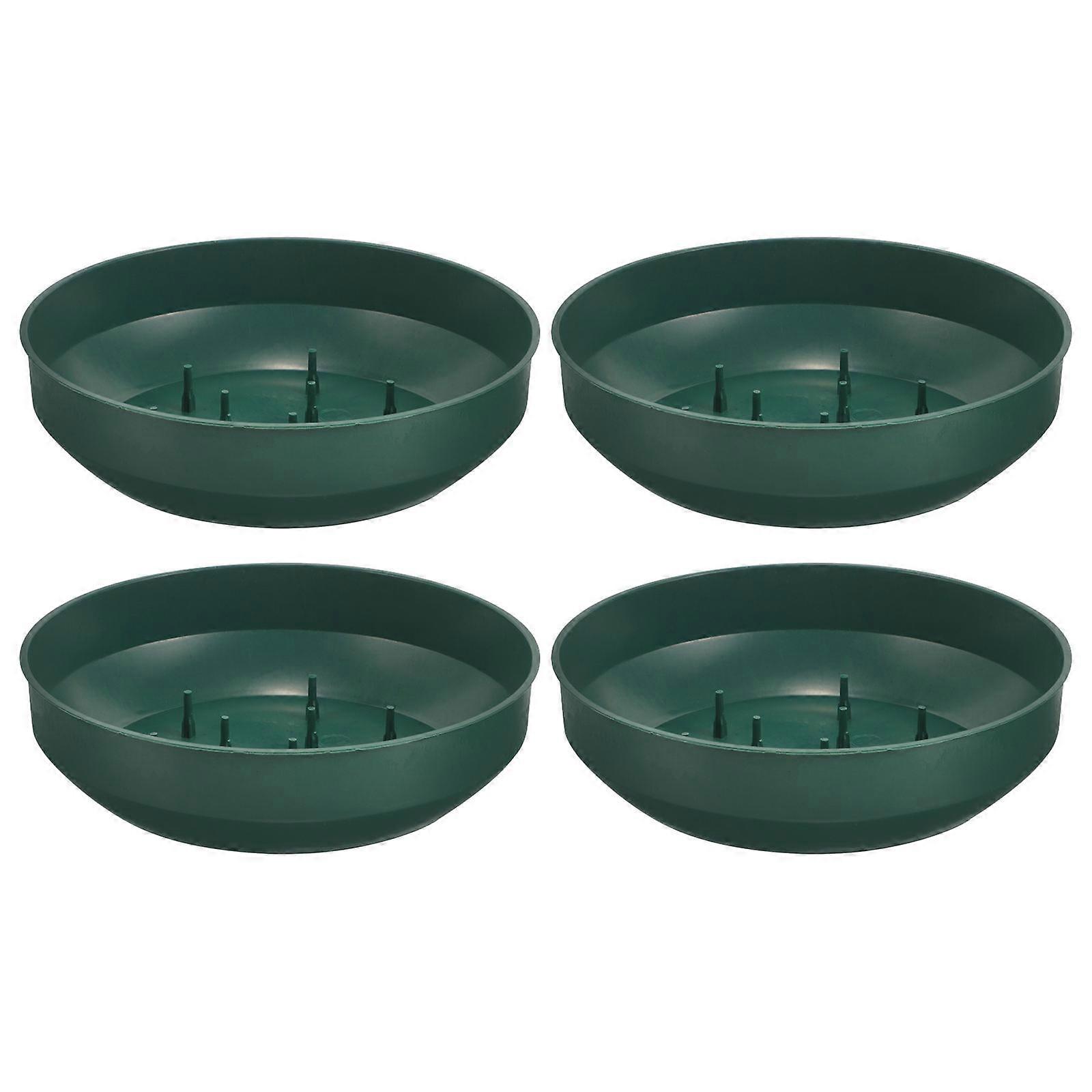 4pcs Floral Mud Frame with Circles Durable Lightweight Flower Holder for Wedding Arrangements and Party Decorations