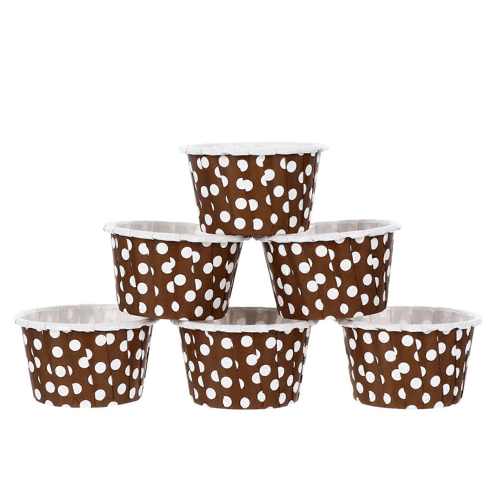 Cake Paper Cup Simple Design Baking Cups Bakery Store Food Grade 200Pcs