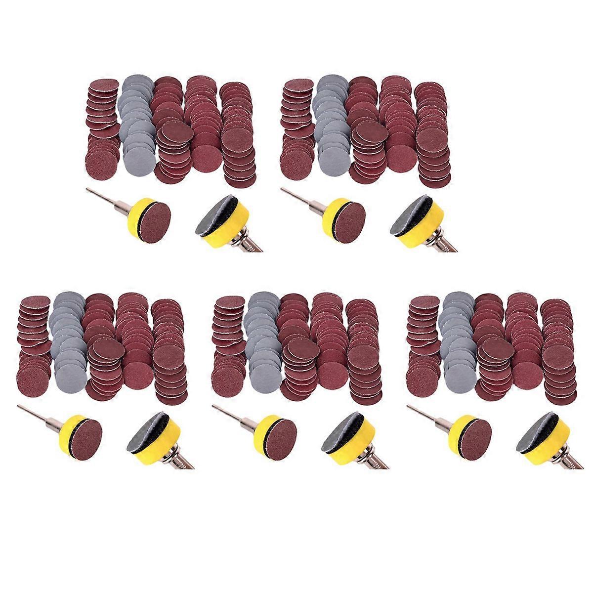 1 Inch 100 Pcs Sanding Discs Pad Kit Hook Loop Sander Backer