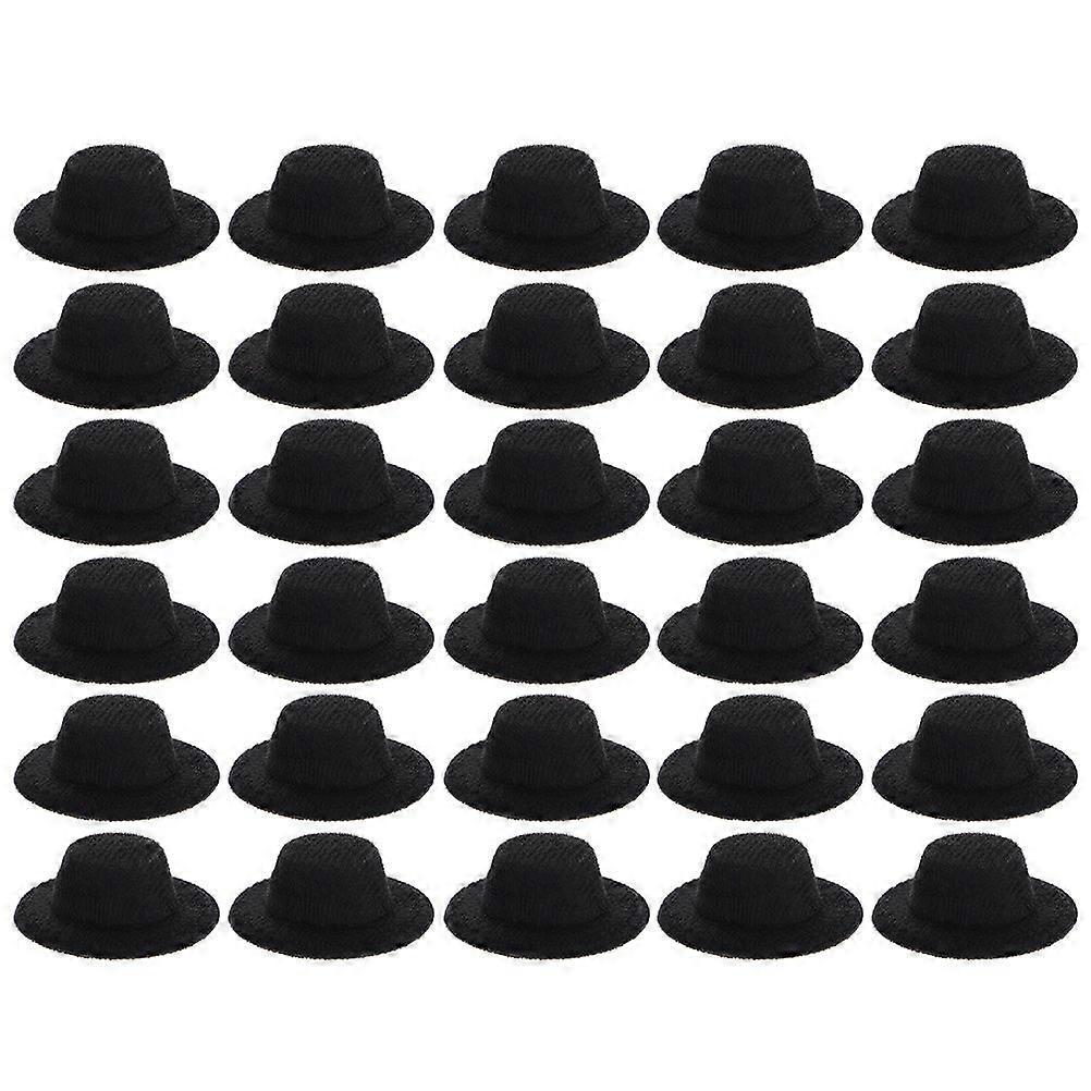 30Pcs Decorative Doll Hats Multi-function Mini Hats Delicate Miniature Hats Doll Accessory