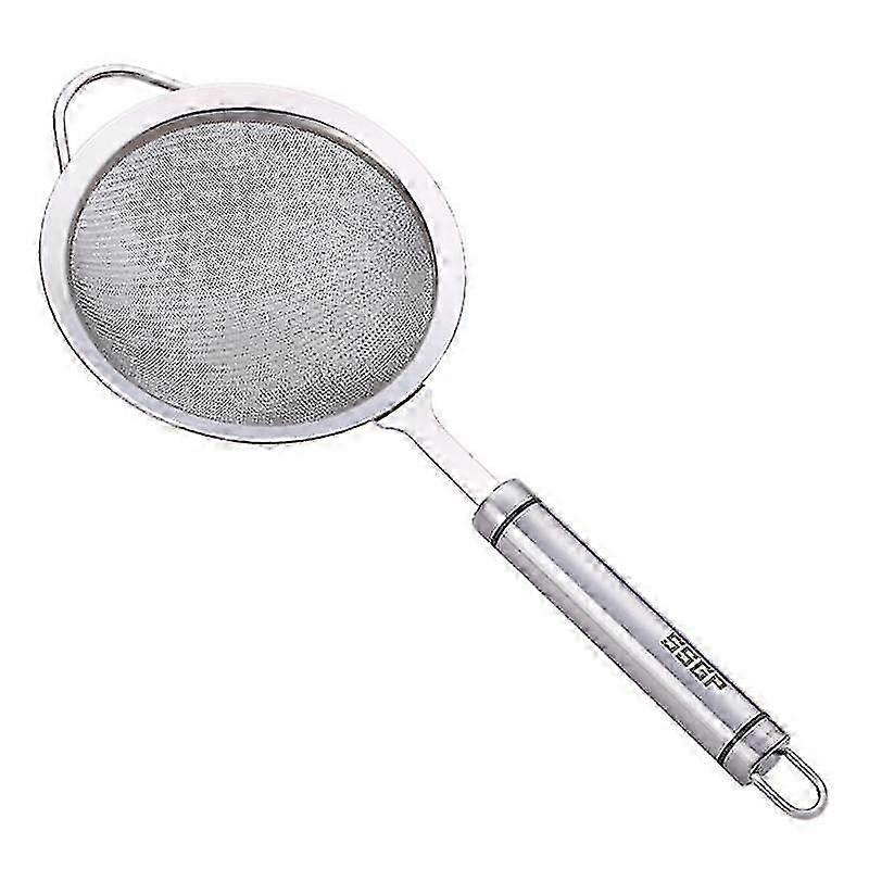 Stainless Steel Colander Long Handle Juice Soybean Milk Soup Filter Skimmer Tool