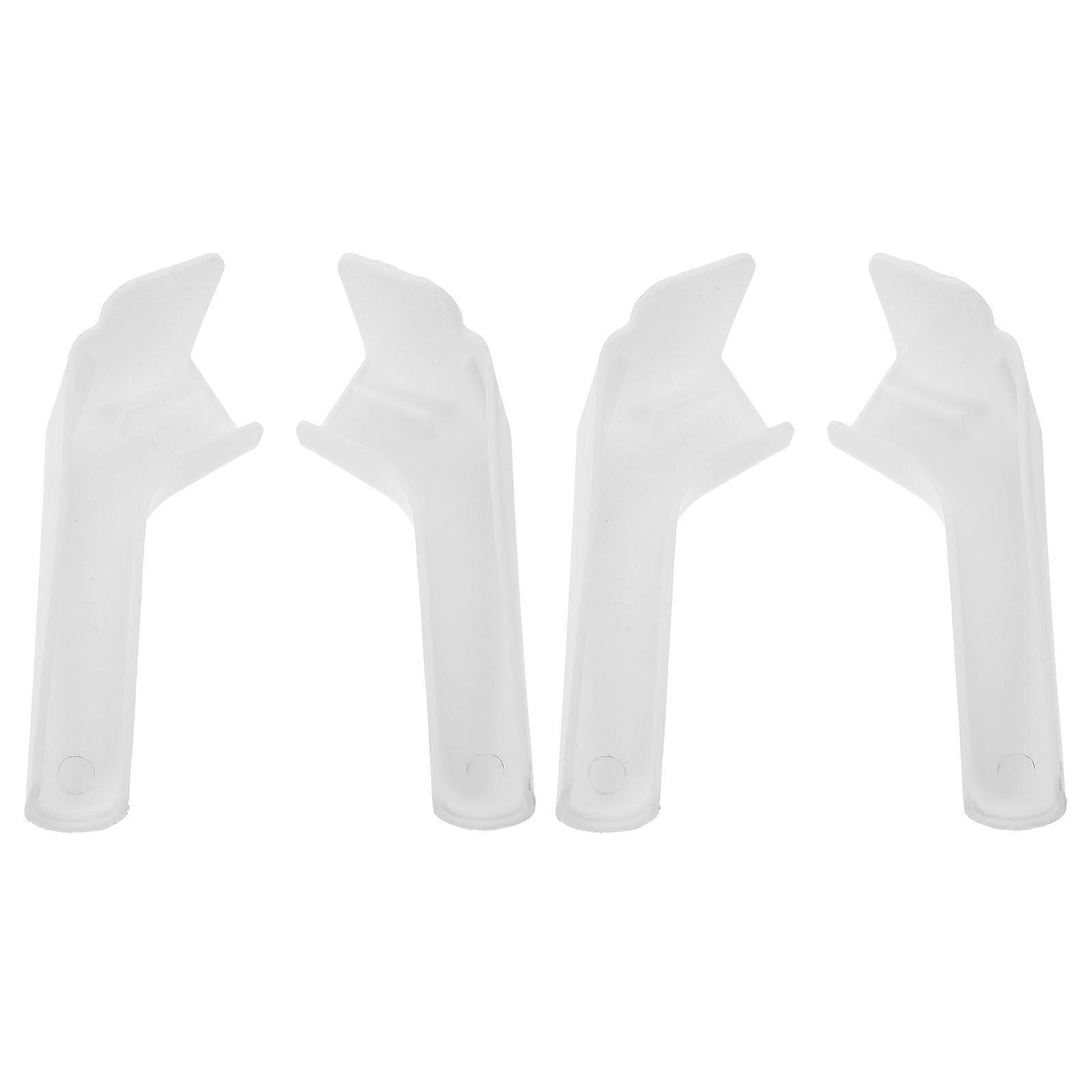 4pcs RV Gutter Spouts Left & Right for Roof Rainwater Drainage – White RV Parts & Accessories to Prevent Water Accumulation and Roof Damage