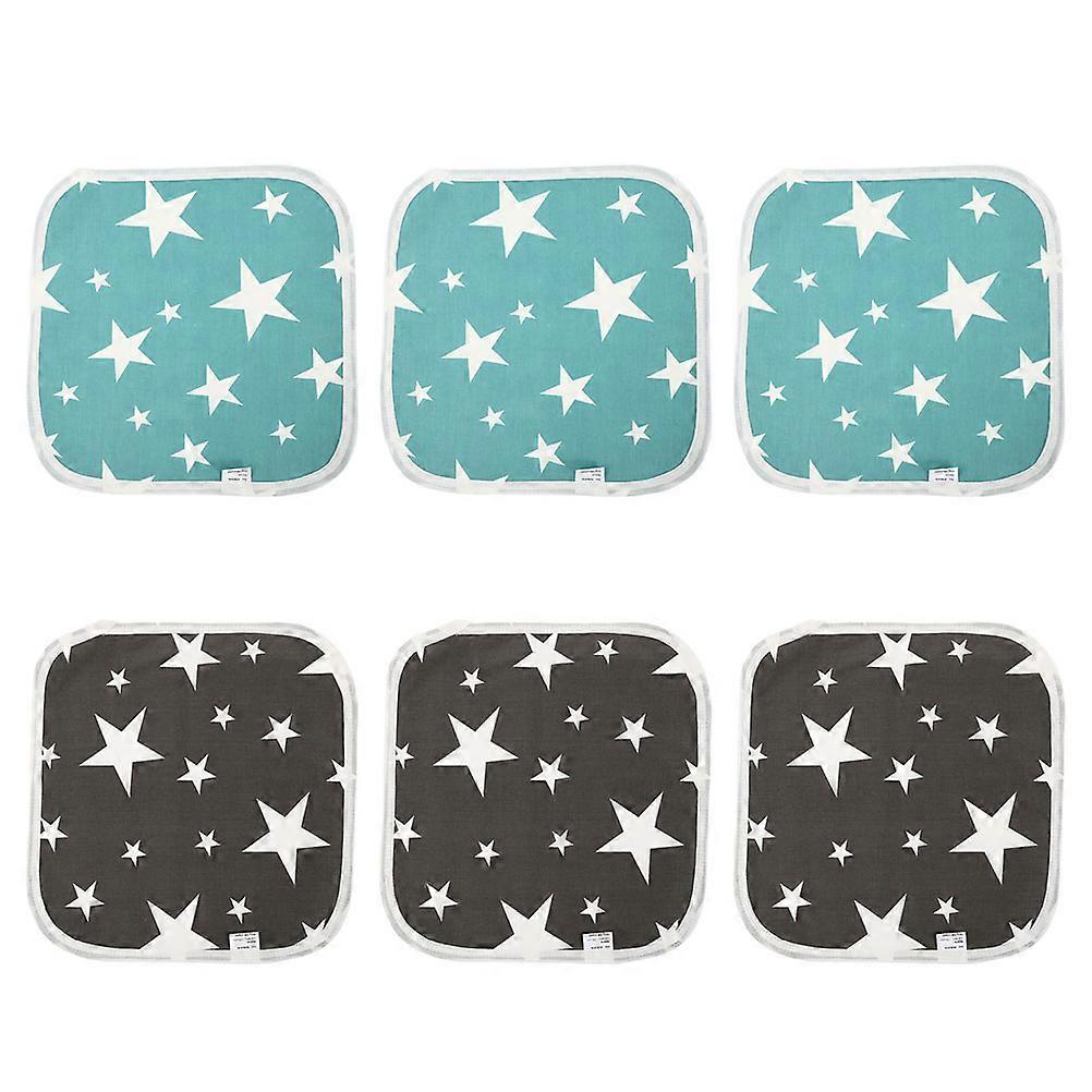 Dog Pee Pad Absorbent Breathable Diaper for Pet Training Indoor Use 30X30X0.1CM 6Pcs