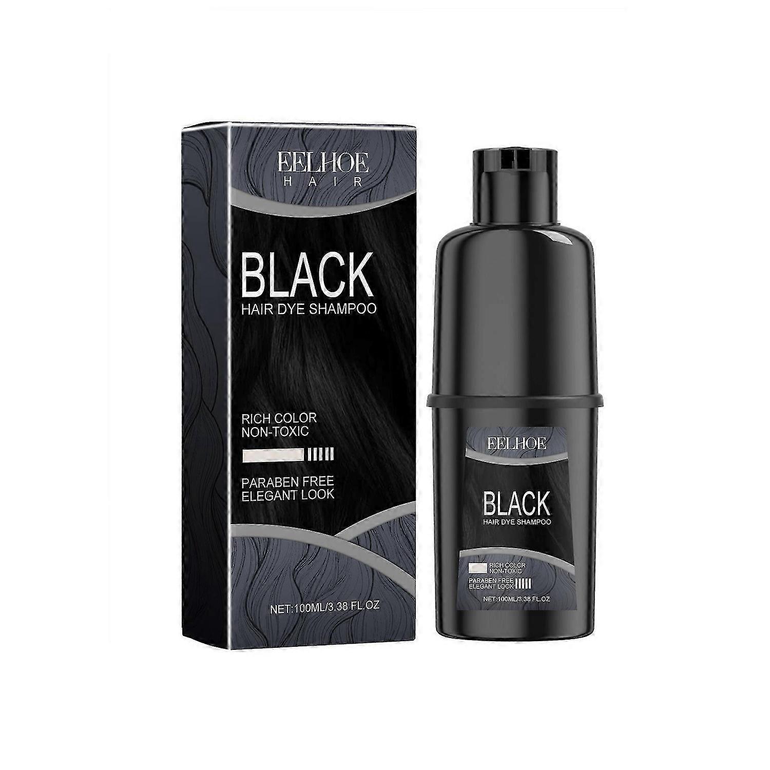 Șampon pentru vopsirea părului, 100ml Șampon pentru vopsirea instantanee a părului, Șampon pentru culoarea părului Instant pentru femei și bărbați Acoperirea părului gri