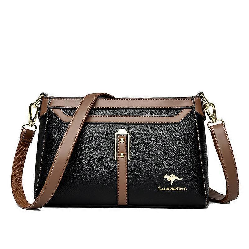 Small square bag, well - organized item classification, PU material with popular element design