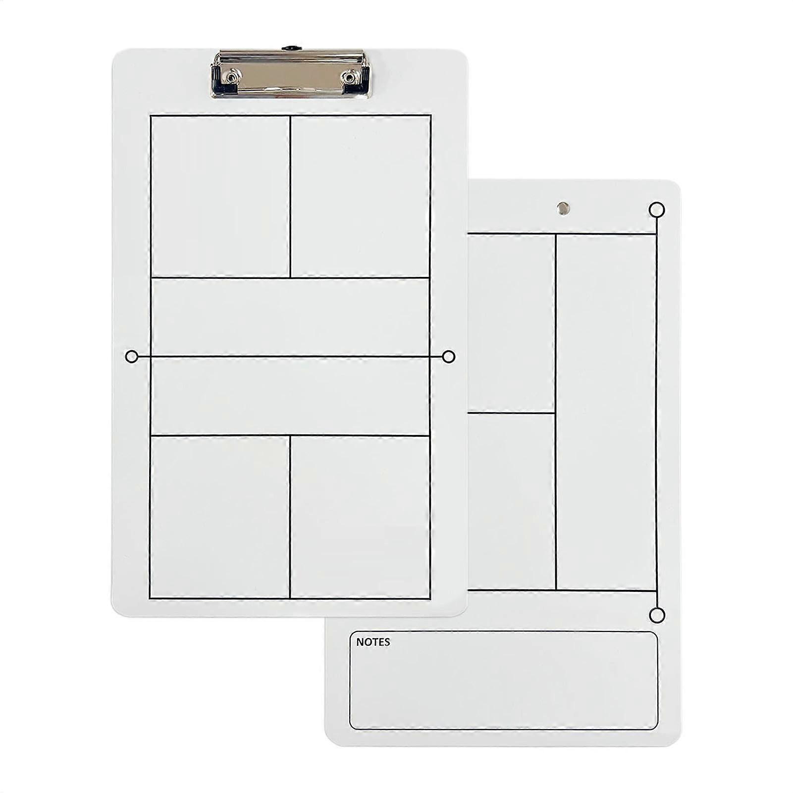 Pickleball Splint, Erasable Pickleball Whiteboard, PVC Rail, Accessories for Daily Training and Competition on Site