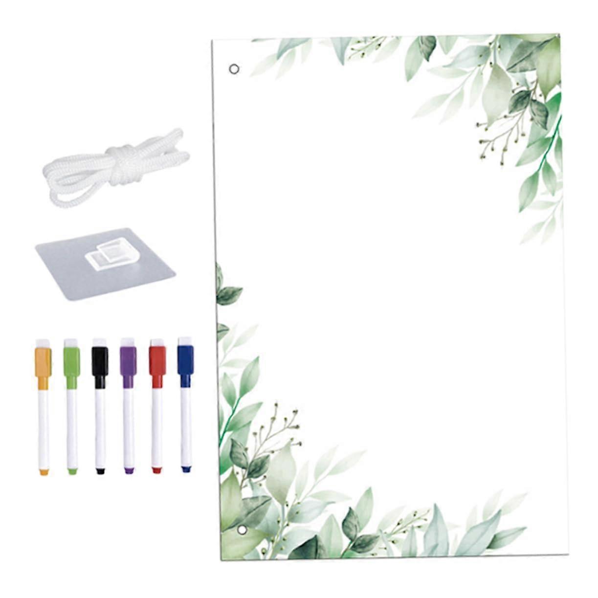 Rewritable Message Board 1-Set Wall Calendar Magnetic Whiteboard For Fridge Dry Wipe Board Writing Pad