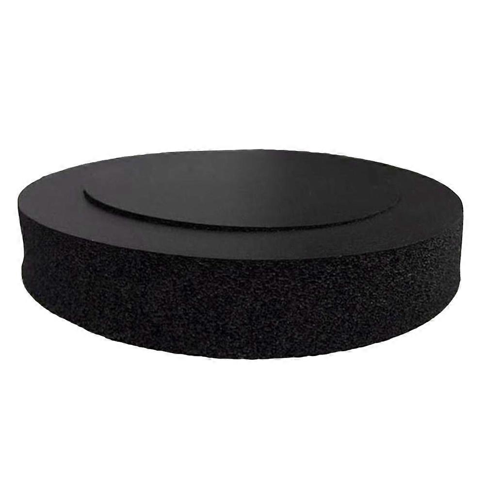 Car Speaker Muffler Pad Soundproof Sealing Cotton for Vibration Reduction and Enhanced Audio Performance Durable Flat Design Black Auto Accessory