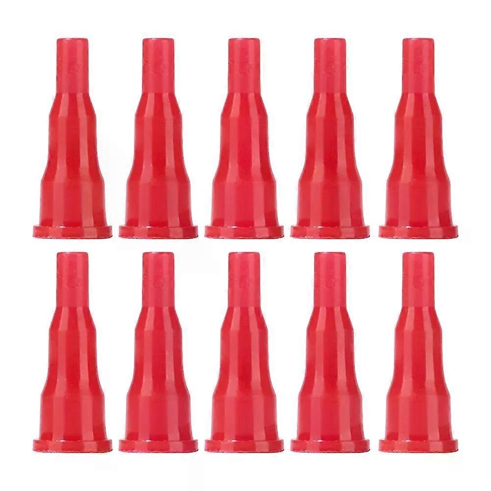 10Pcs Butane Nozzle Adapter Reusable Gas Nozzle Connector Convert Cassette Tank Into Inflatable Tank for Lighter Spray Gun Fill