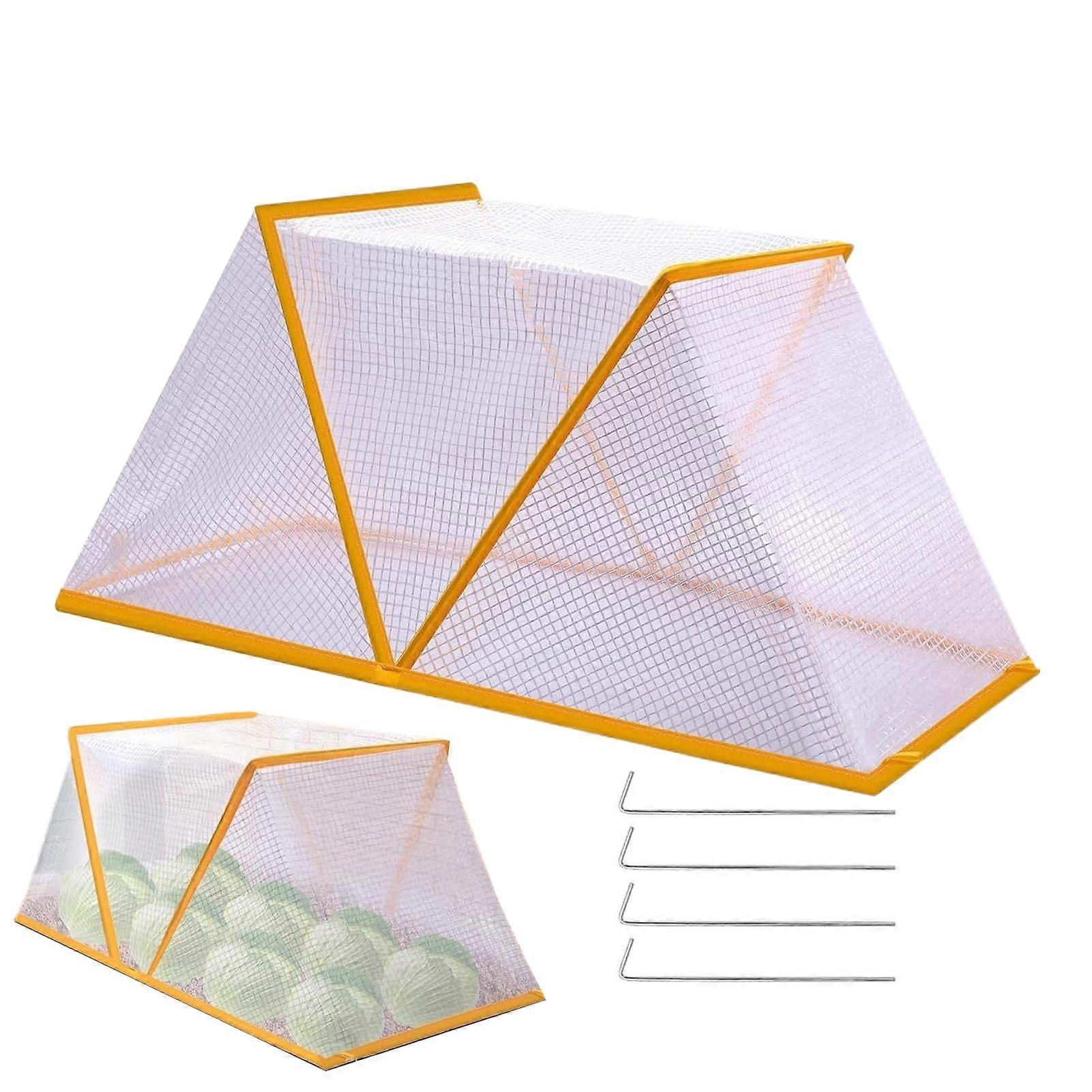 Garden Row Accelerator Plant Cover, Foldable Floating Row Cover, Protective Netting for Vegetables and Fruits, Small Size