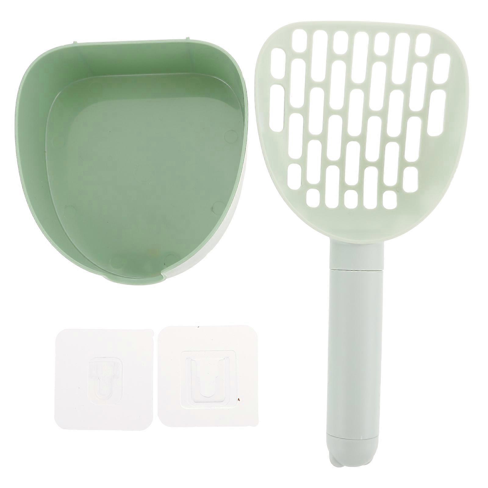 Litter Scooper Multi-Function Cat Litter Dog Litter Kitten Litter Scooper Plastic Pet Cleaning Large Capacity Design 1Set