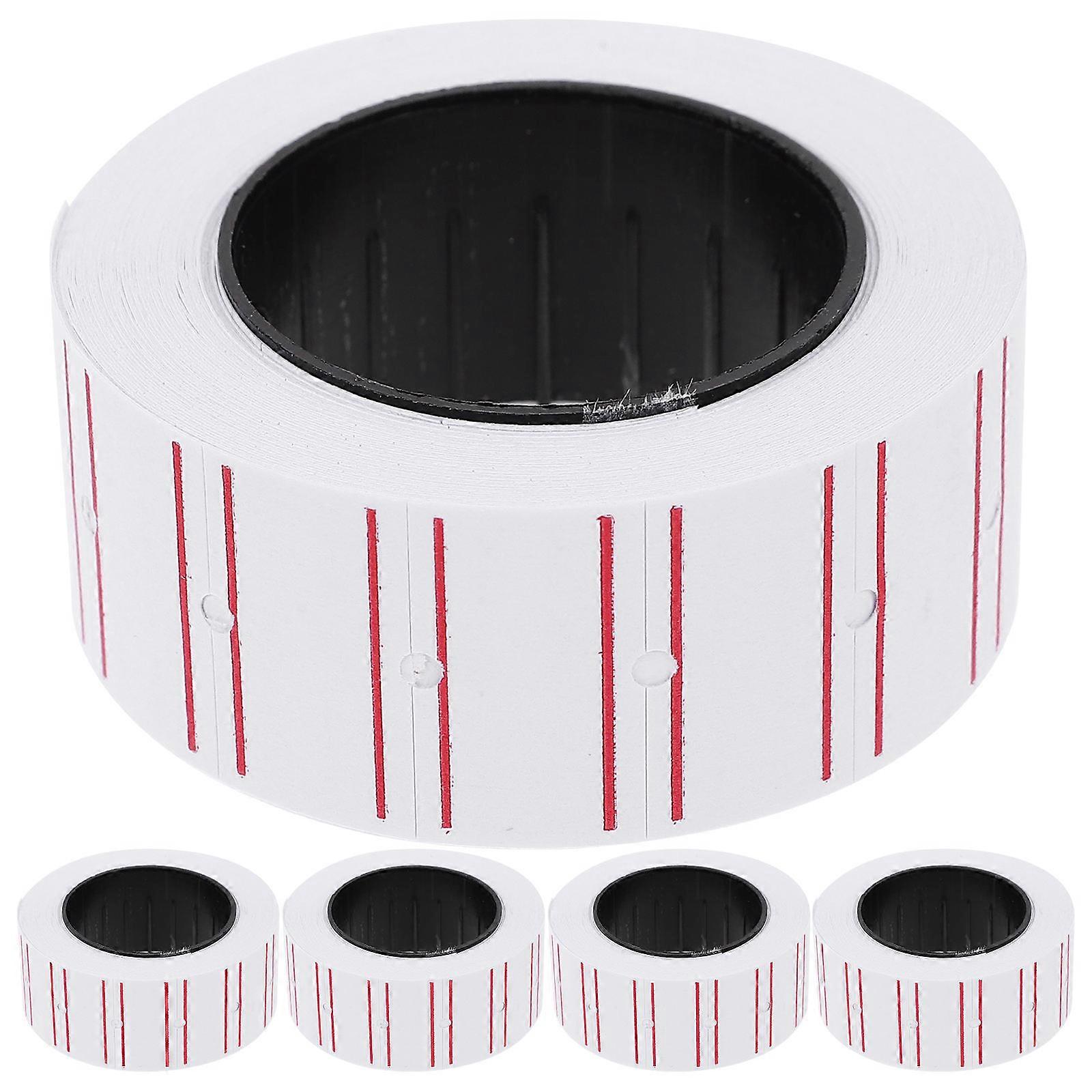 10 Rolls Self Adhesive Price Label Stickers for Supermarket & Market Use – Easy Application for Goods Pricing and Inventory Management