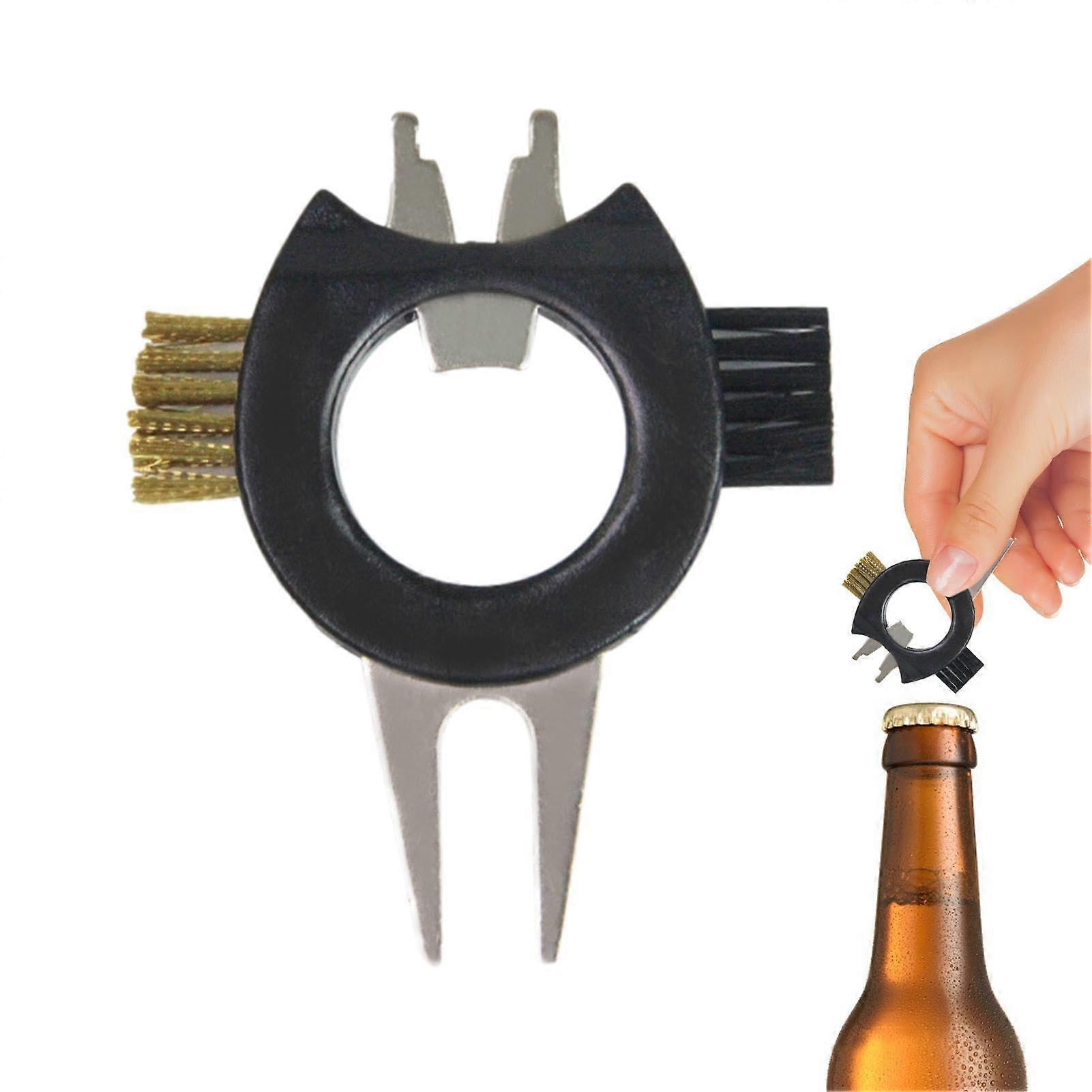 Golf Divot Clip Multifunctional Tool with Ball Marker