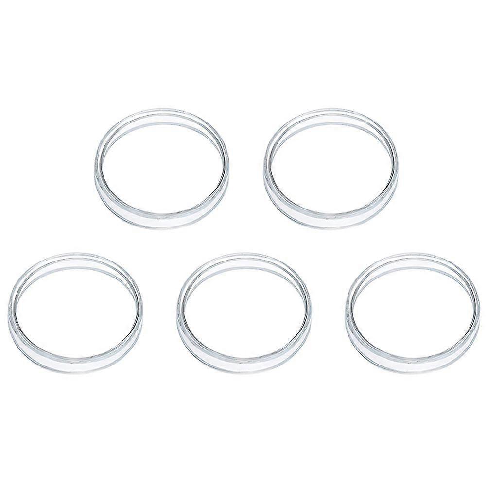 5 قطع خلية ثقافة أطباق بتري زجاج أطباق بتري مدرسة تدريس أطباق بتري