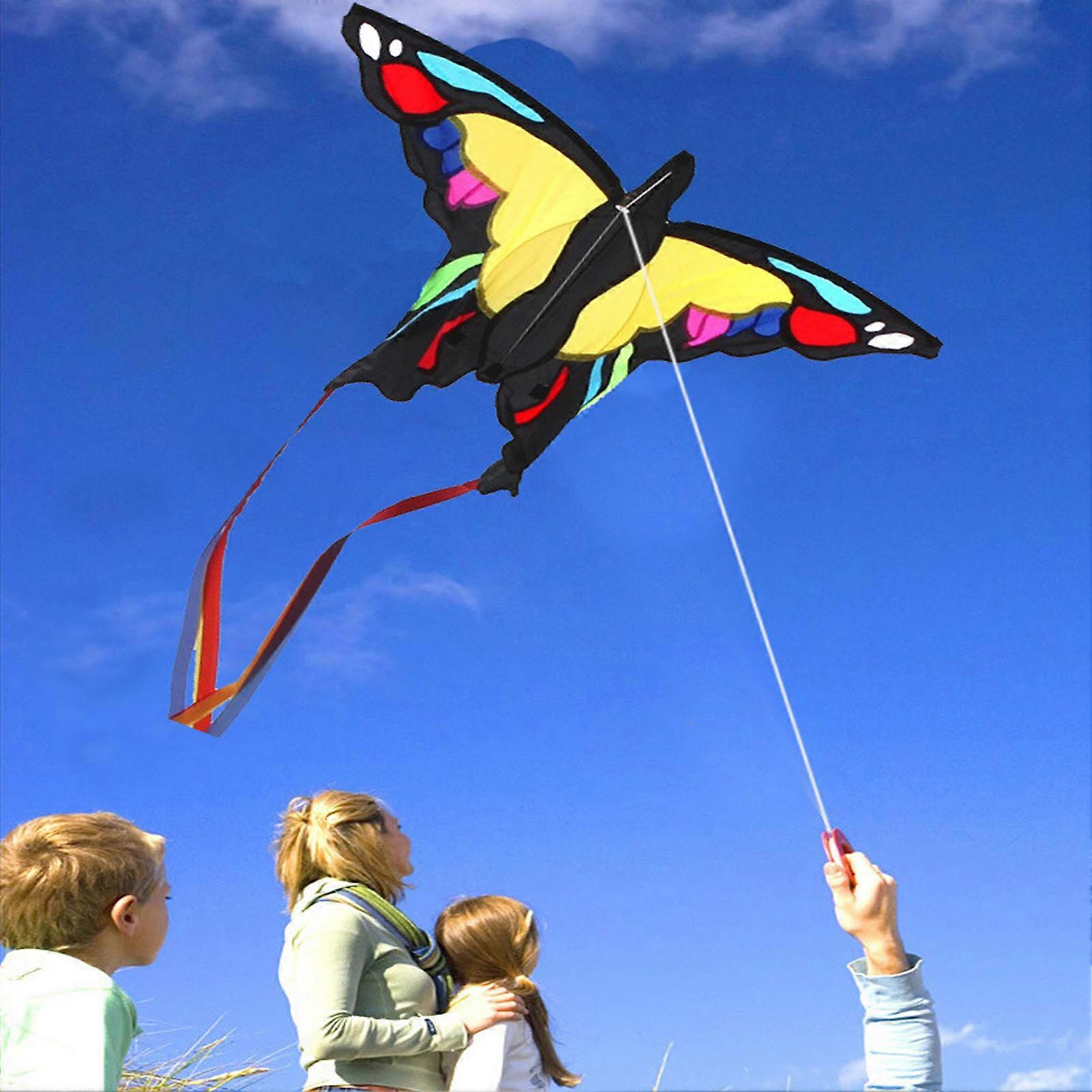 动物风筝单线黄色蝴蝶彩色风筝初学者男孩女孩生日礼物