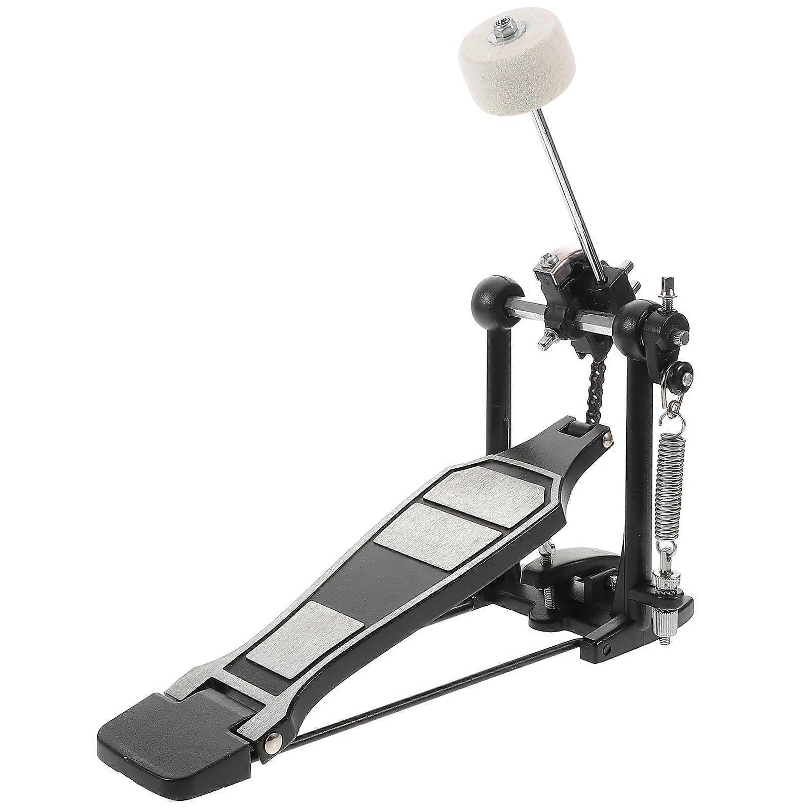 Aluminum Alloy Drum Pedal Accessories For Jazz Drumming Experienced Drummers Single Chain Movement Compact 1Pcs