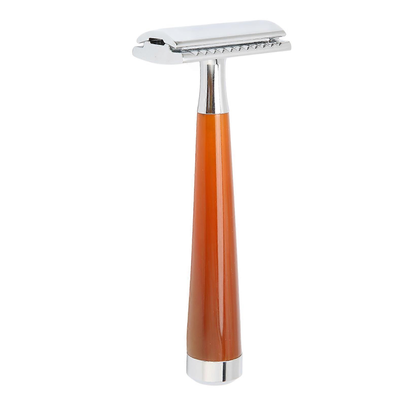 Manual Razors Fast Shave High Safety Double Edged Stable Sliding Easy to Use Long Handled Razors for Home Barber Salon