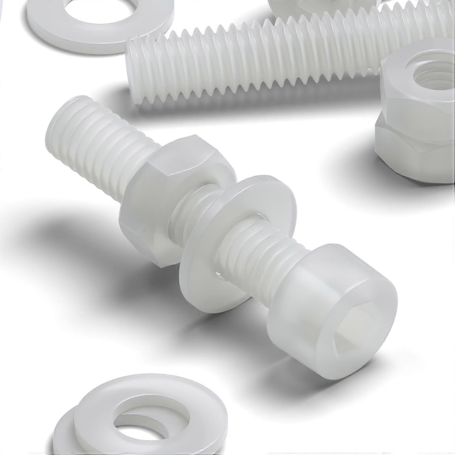 10x PVDF Socket Head M4 x 20 mm Nuts, Bolts & Washers