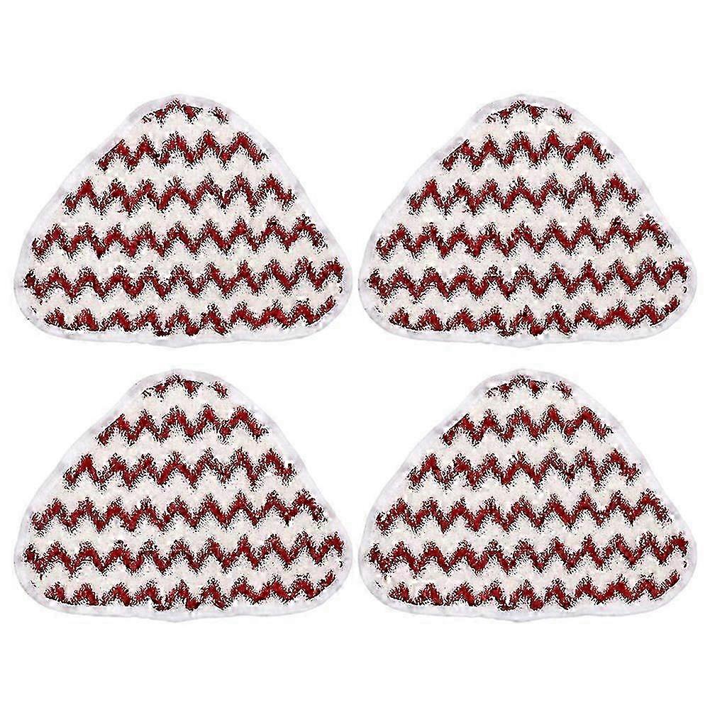 AURA 4Pcs Microfiber Mop Pads Replacement Covers Steam Cleaner Mop Accessories