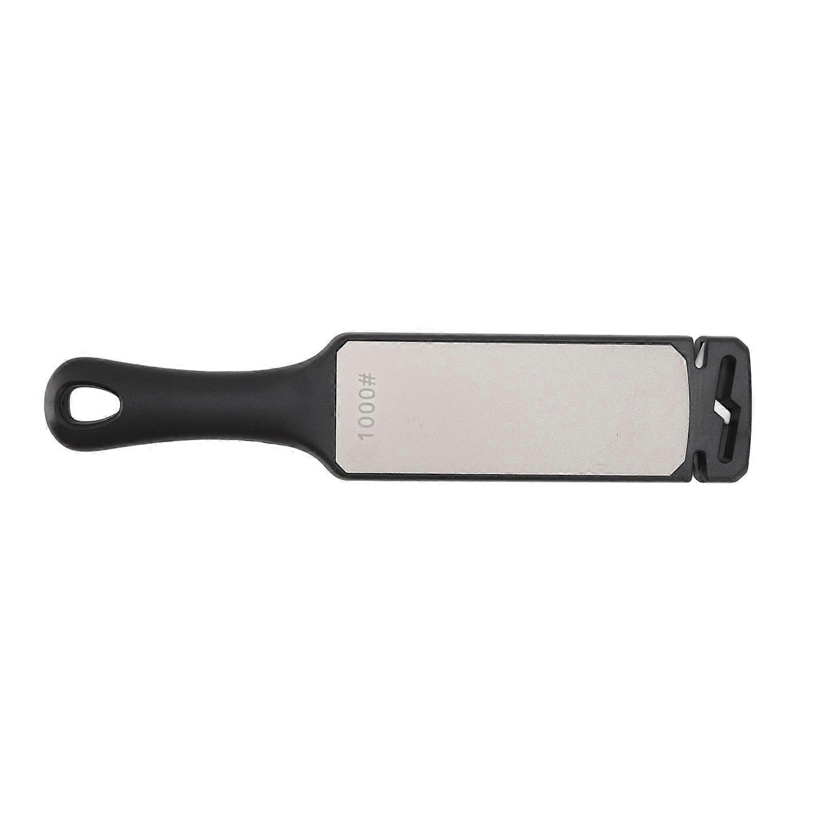 Fast Emery Knife Sharpener Double Sided Sharpening Stone Household Multipurpose Sharpening Stick Kitchen Tools Black