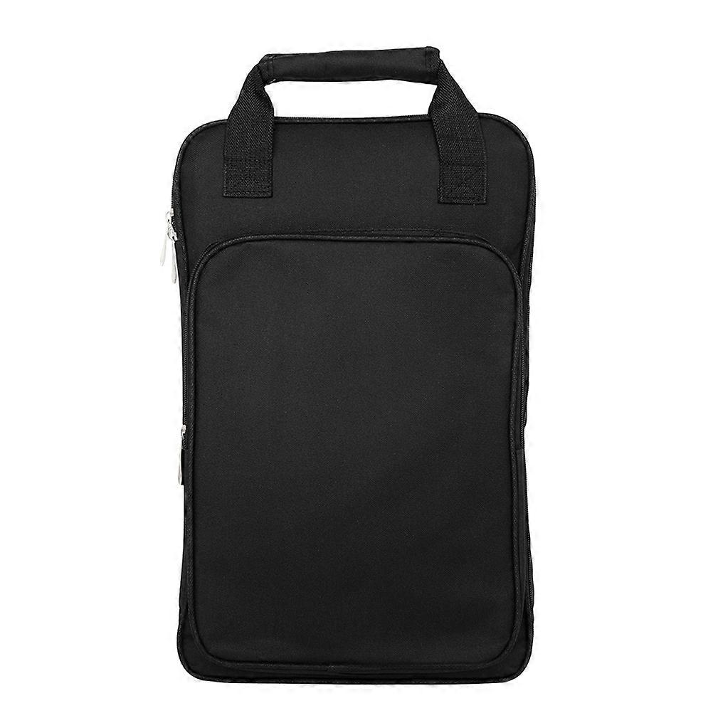 Durable Drumstick Storage Pouch Multifunctional Drum Mallet Carry Bag for Percussion Instruments Strong Design Black