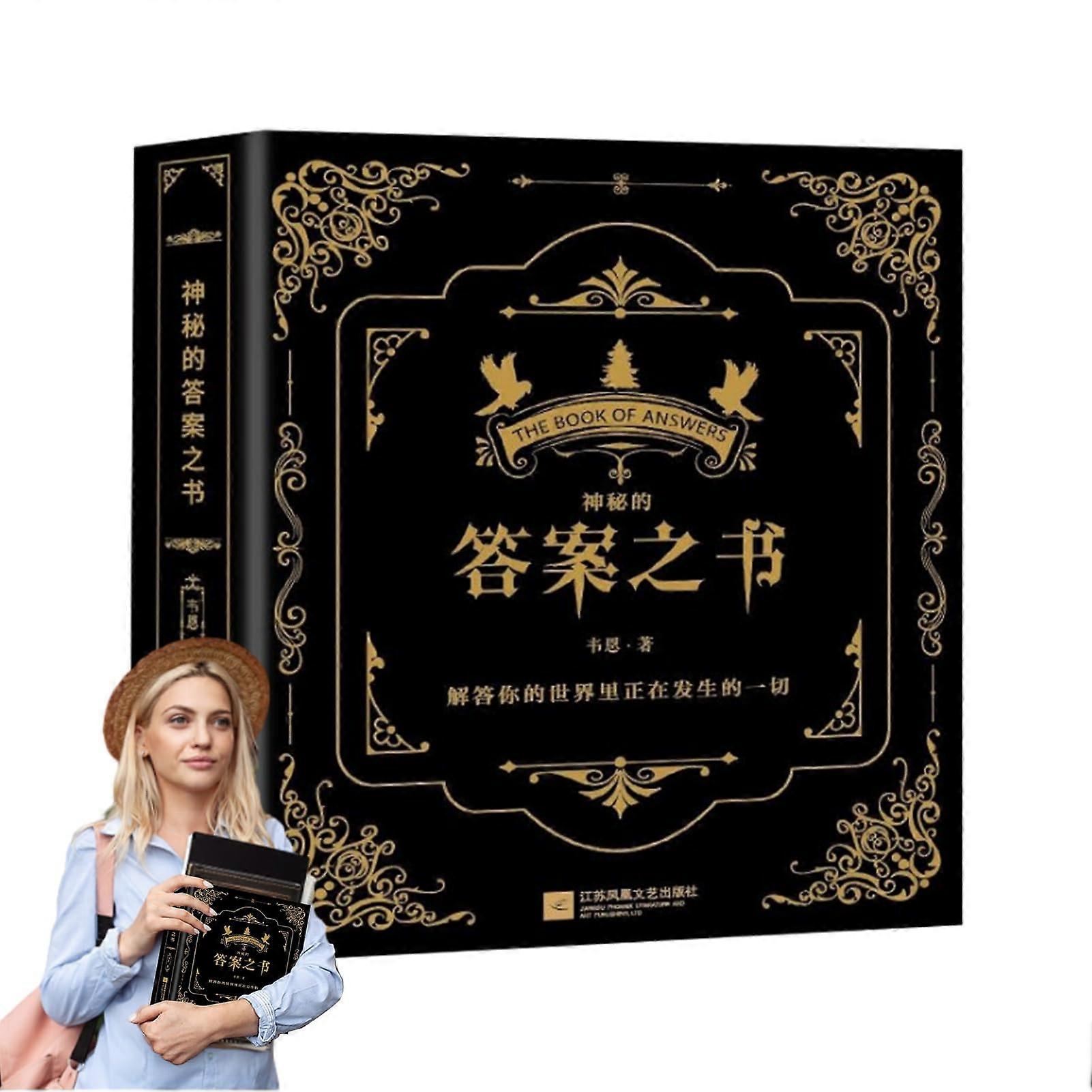 Hardcover Book of Answers Stress Relief Solution Book A Guide to Finding Interesting Answers and Making Fascinating Decisions'